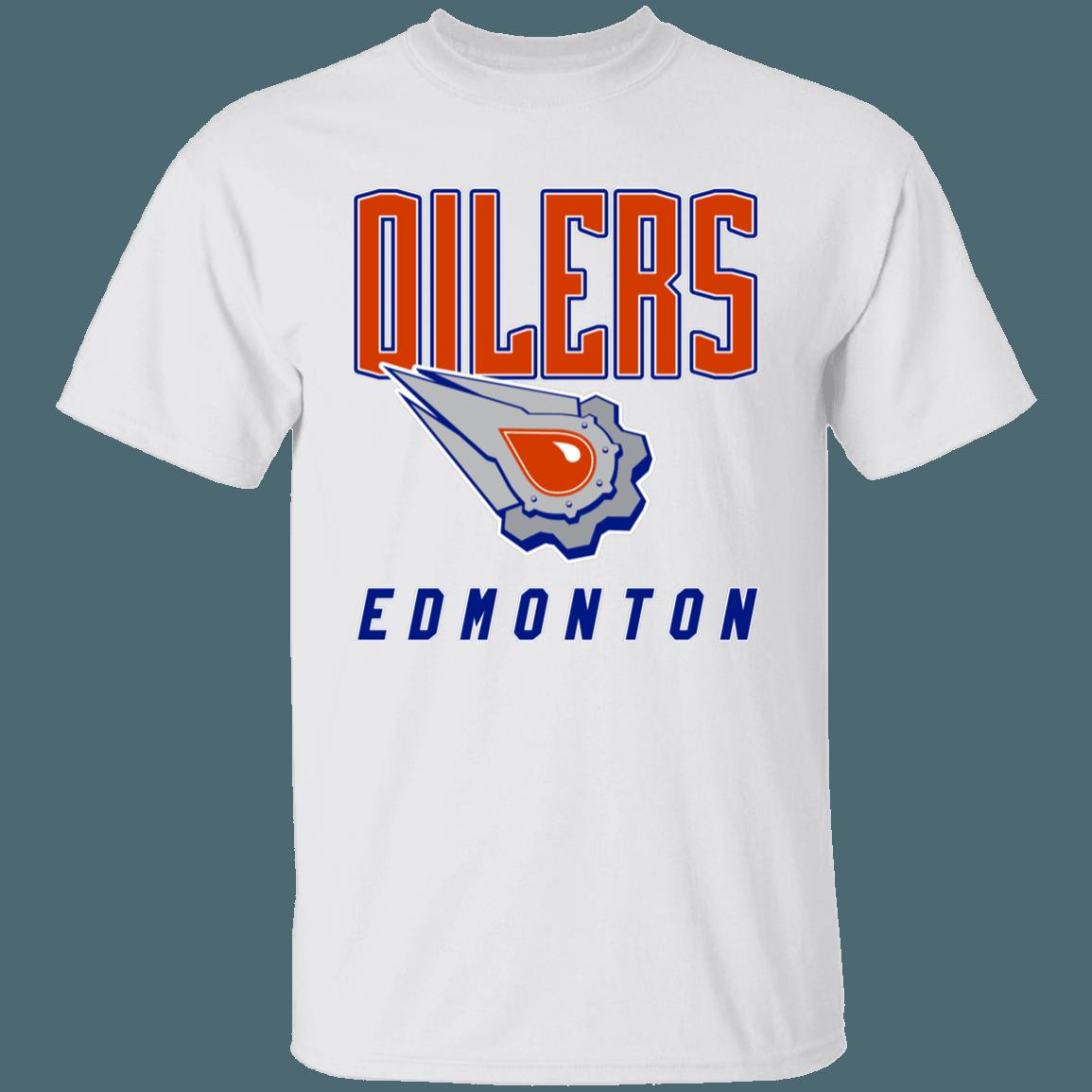 Edmonton Oilers Oil Stone Retro NHL T-Shirt Sweatshirt Hoodie National Hockey League Shirt