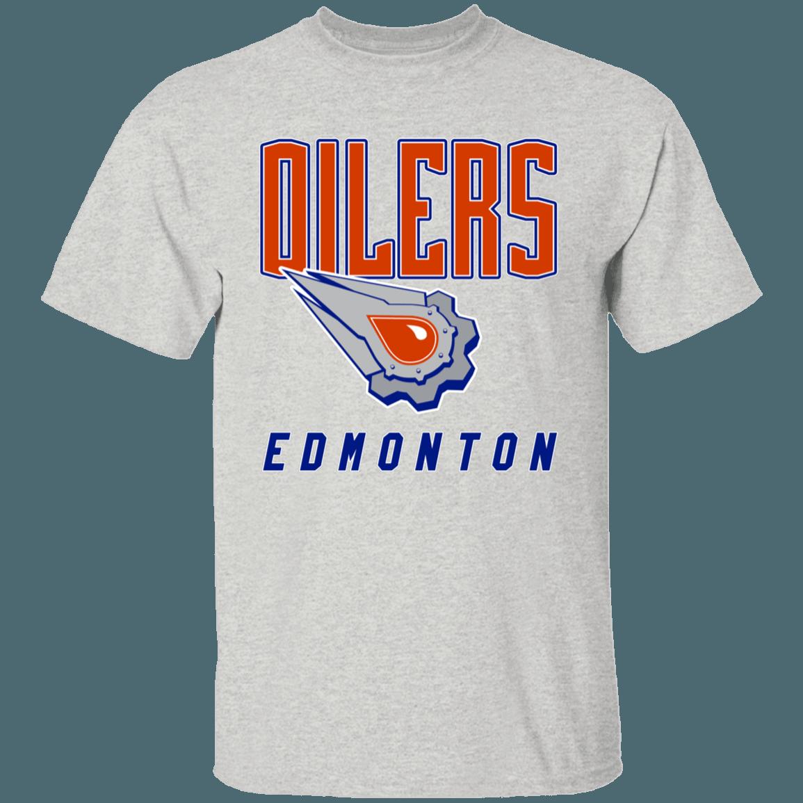 Edmonton Oilers Oil Stone Retro NHL T-Shirt Sweatshirt Hoodie National Hockey League Shirt - Image 2