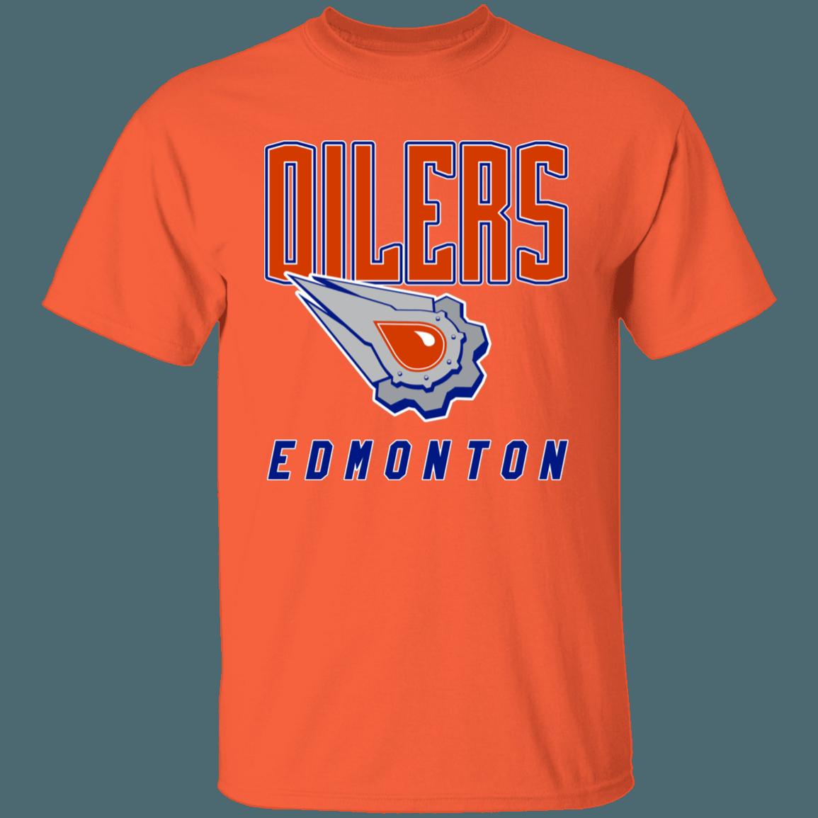 Edmonton Oilers Oil Stone Retro NHL T-Shirt Sweatshirt Hoodie National Hockey League Shirt - Image 4