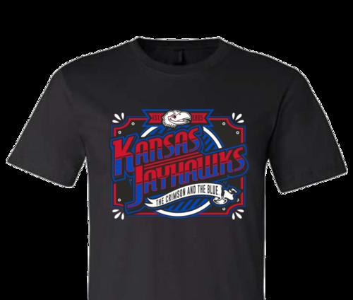 Est 1865 The Crimson And The Blue Kansas Jayhawks T Shirts, Kansas Basketball Shirts
