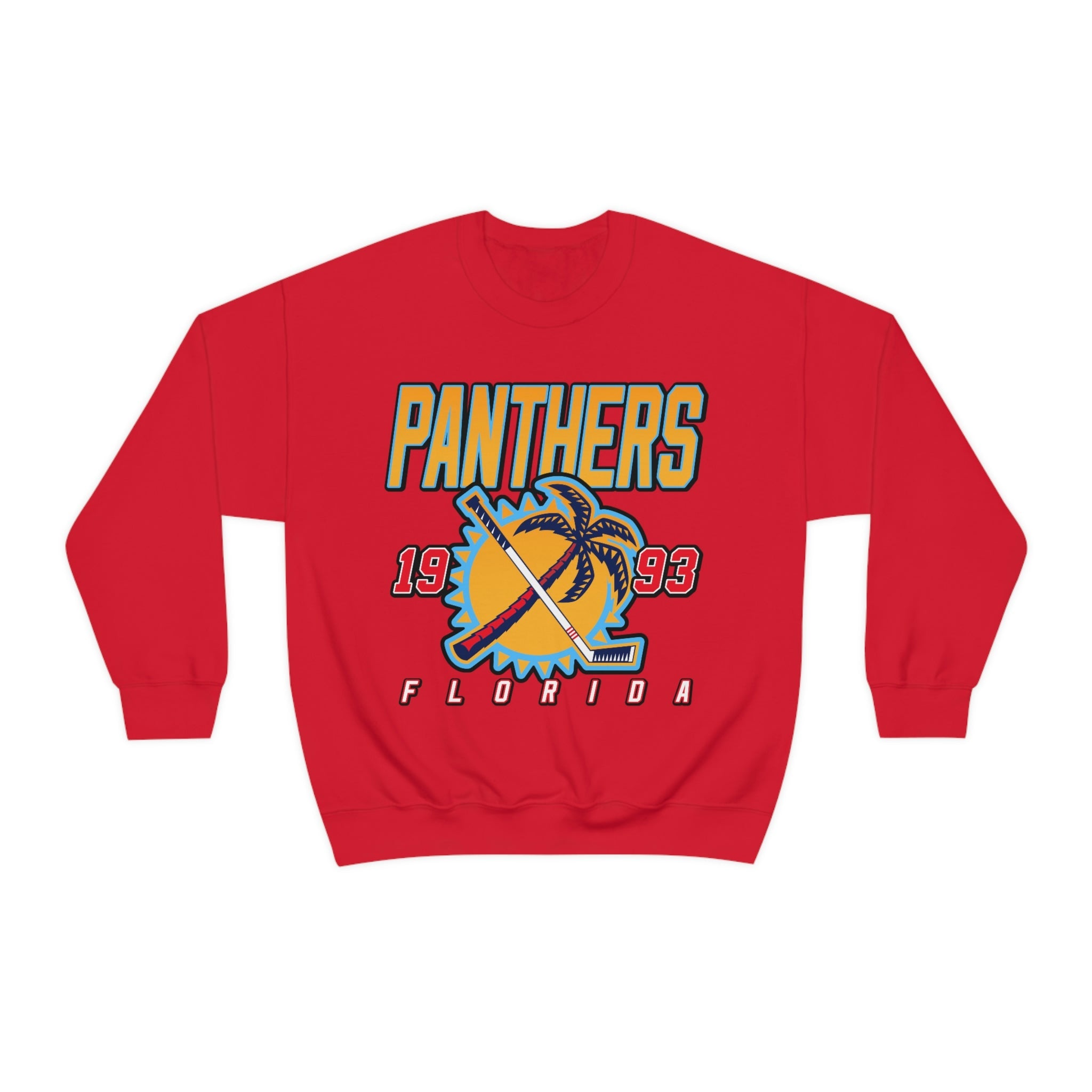 Florida Panthers Palm Tree Retro NHL Sweatshirt Hoodie TShirt For Hockey Lovers - Image 2