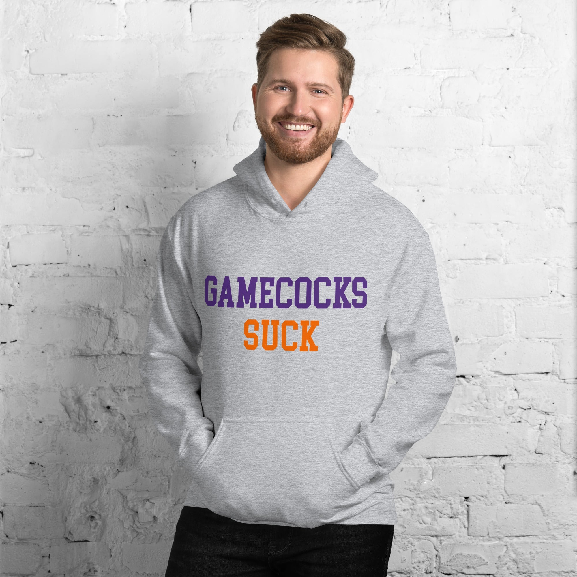 Gamecocks Suck Clemson Rivalry Hoodie Sweatshirt Sport Shirt - Image 2