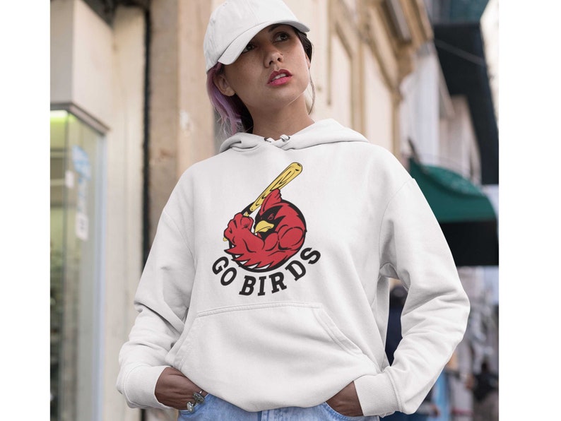 Go Birds Go Cardinals Baseball Sweatshirt Hoodie, Cardinal Lover, St. Louis Team Gifts