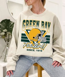 Green Bay Football Team Sweatshirt, Vintage Green Bay Football Shirt for NFL Fans