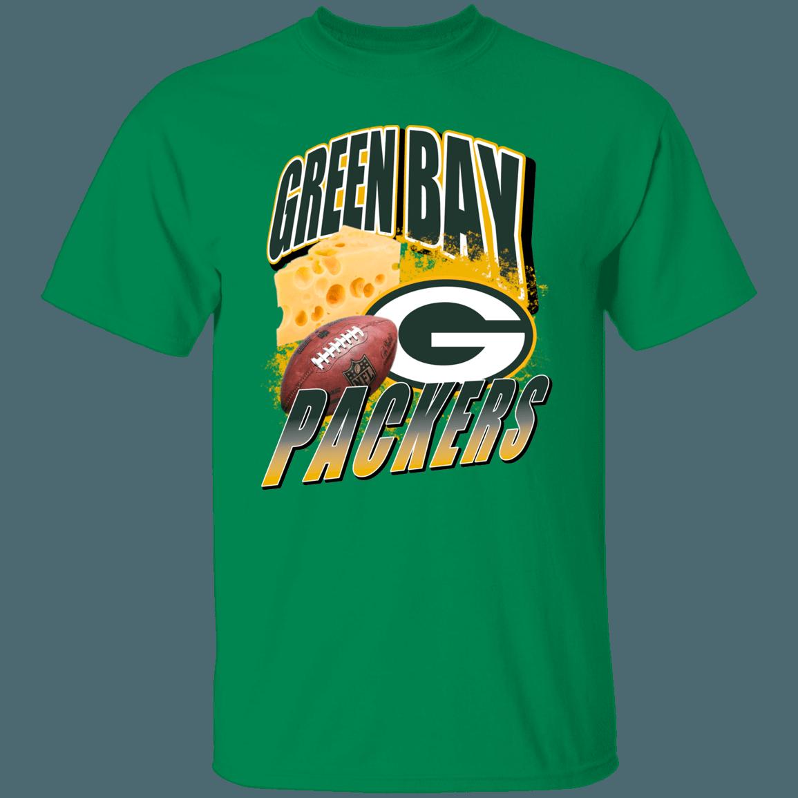 Green Bay Packers CHEESEHEADS Retro NFL T-Shirt Sweatshirt Hoodie Gifts for Fans