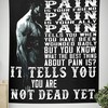 Home Gym Decor Banner Flag Tapestry Motivational Quotes, Motivational gym flags