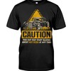 Hot Rod Shirt, Caution This Guy Start Talking About Hot Rod At Any Time, Vintage Nostalgic Gift