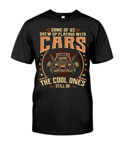 Hot Rod Shirt, Grew Up , Vintage Nostalgic Gift Men'S Crewneck T-Shirt