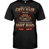 Hot Rod Shirt, Grey Hair , Vintage Nostalgic Gift Men'S Crewneck T-Shirt