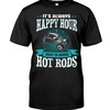 Hot Rod Shirt, Happy Hour When Driving Hot Rods, Vintage Hot Rod Builder Gift, Car Lover Shirt