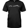 Hot Rod Shirt, Hot Rod Heartbeat , Mens Short-Sleeve Unisex T-Shirt Gift For Dad