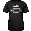 Hot Rod Shirt, I Periodically Build My Hot Rod, Mens Short-Sleeve Unisex T-Shirt Gift For Dad