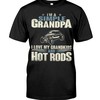 Hot Rod Shirt, I'M A Simple Grandpa I Love My Grandchildren And Hot Rods Gift For Hot Rodders, Vintage Car