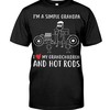 Hot Rod Shirt, I'M A Simple Grandpa I Love My Grandchildren And Hot Rods, Vintage Nostalgic, Car Lover Shirt