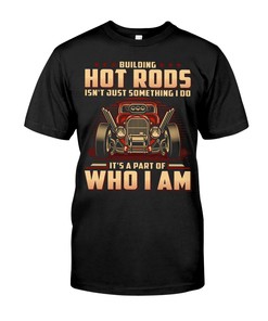 Hot Rod Shirt, Part Of Who I I'M, Vintage Nostalgic Gift