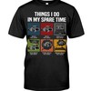 Hot Rod Shirt, Things I Do In My Spare Time, Vintage Nostalgic Gift Men'S T-Shirt, Sweatshirt, Longsleeve
