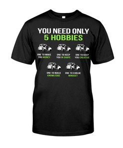 Hot Rod Shirt- You Need Only 5 Hobbies, Vintage Nostalgic, Father'S Day Gift