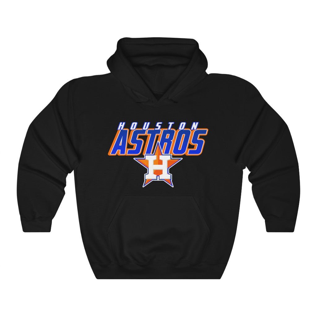 Houston Astros Vintage 90's MLB Hoodie Sweatshirt Sport Shirt - Image 3