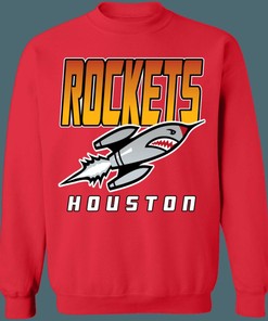 Houston Rockets GRADIENT Retro NBA Vintage Sweatshirt Hoodie Shirt For NBA Fans