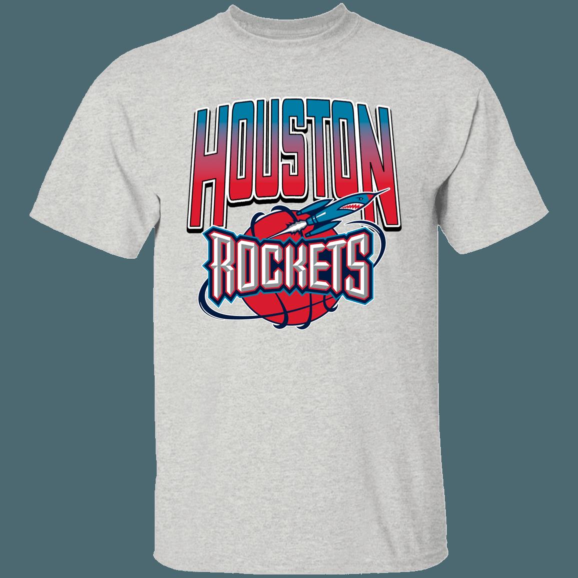 Houston Rockets ROCKET Retro NBA Fan T-Shirt Sweatshirt Hoodie