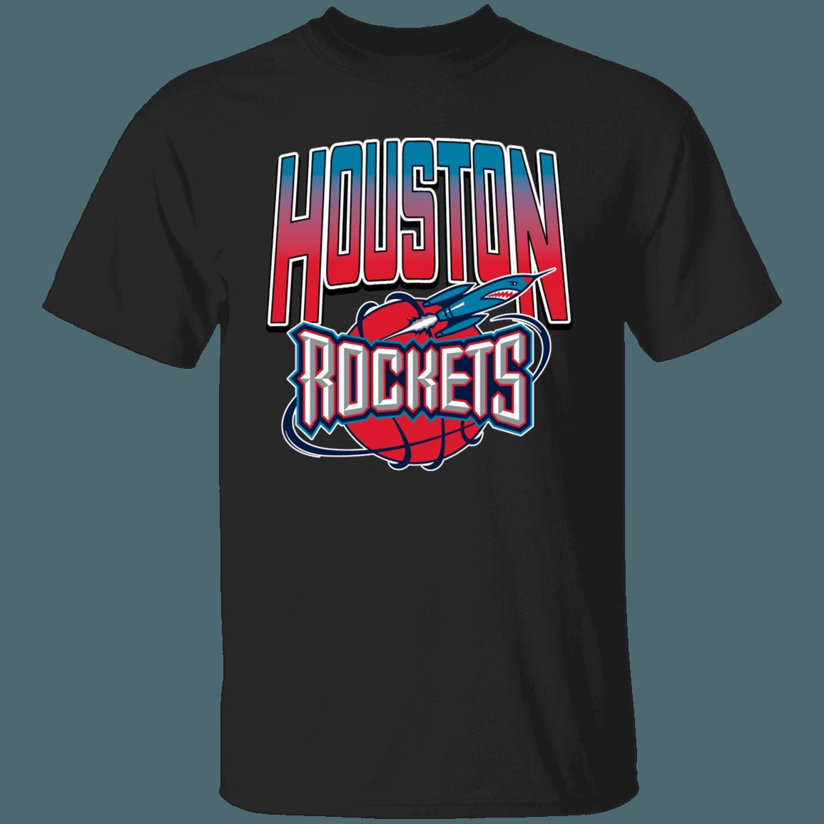 Houston Rockets ROCKET Retro NBA Fan T-Shirt Sweatshirt Hoodie - Image 3