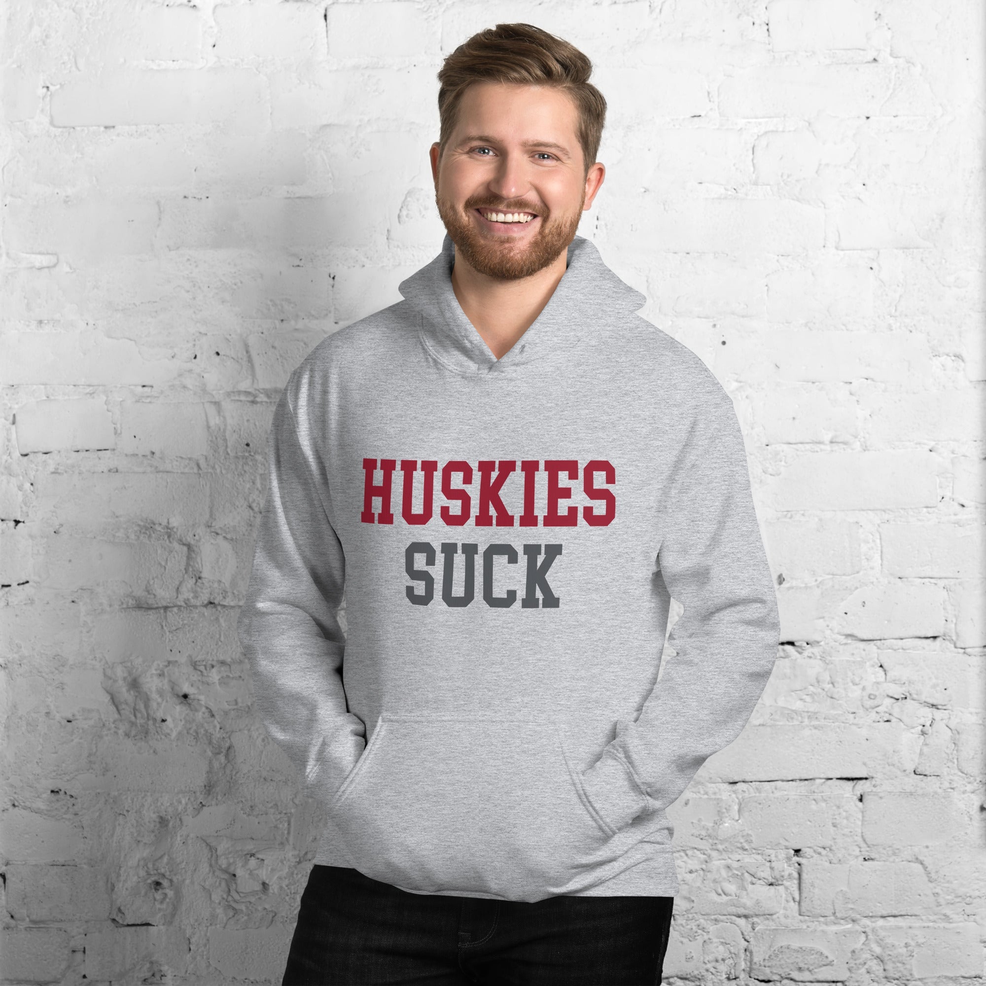 Huskies Suck Washington State Rivalry Hoodie Sweatshirt Sport Shirt - Image 3