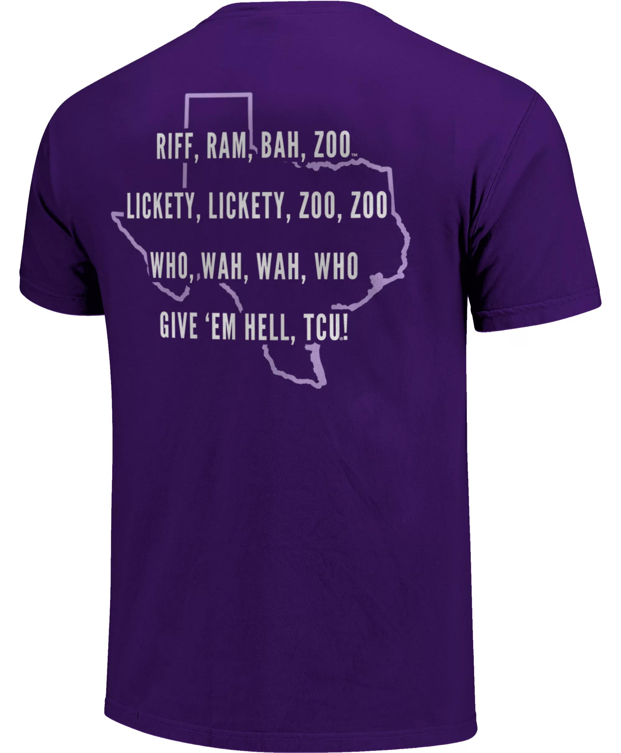 Image One Men'S Tcu Horned Frogs Fight Song T-Shirt, Tcu Shirts Gift For Fans, Tcu Student Gifts