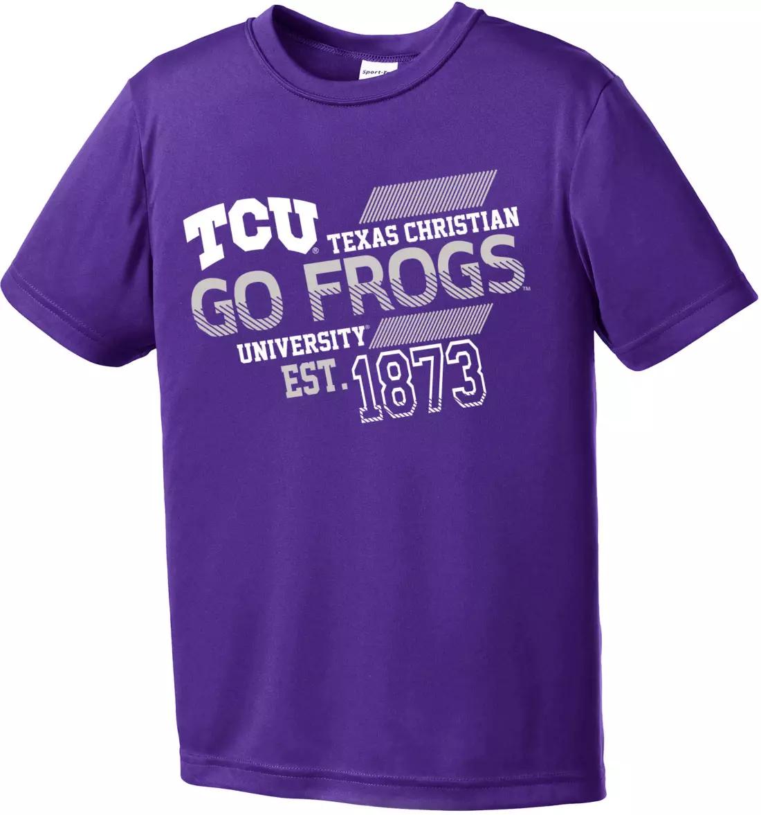 Image One Youth Tcu Horned Frogs Offsides Competitor T-Shirt, University Football Fan Shirt, Tcu Student Gifts