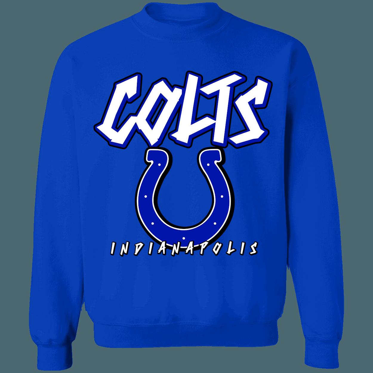 Indianapolis Colts Vintage 90's NFL American Football Lover Sweatshirt Hoodie - Image 2