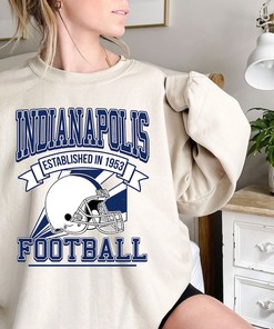 Indianapolis Football Team Sweatshirt, Retro Indianapolis Football Shirt for NFL Fans
