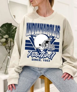 Indianapolis Football Team Sweatshirt, Vintage Indianapolis Football Shirt for NFL Fans
