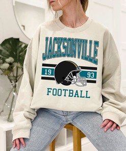 Jacksonville Football Sweatshirt, Vintage Retro Jacksonville Football Shirt for NFL Fans