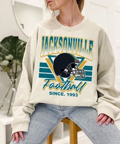 Jacksonville Football Team Sweatshirt, Vintage Jacksonville Football Shirt for NFL Fans