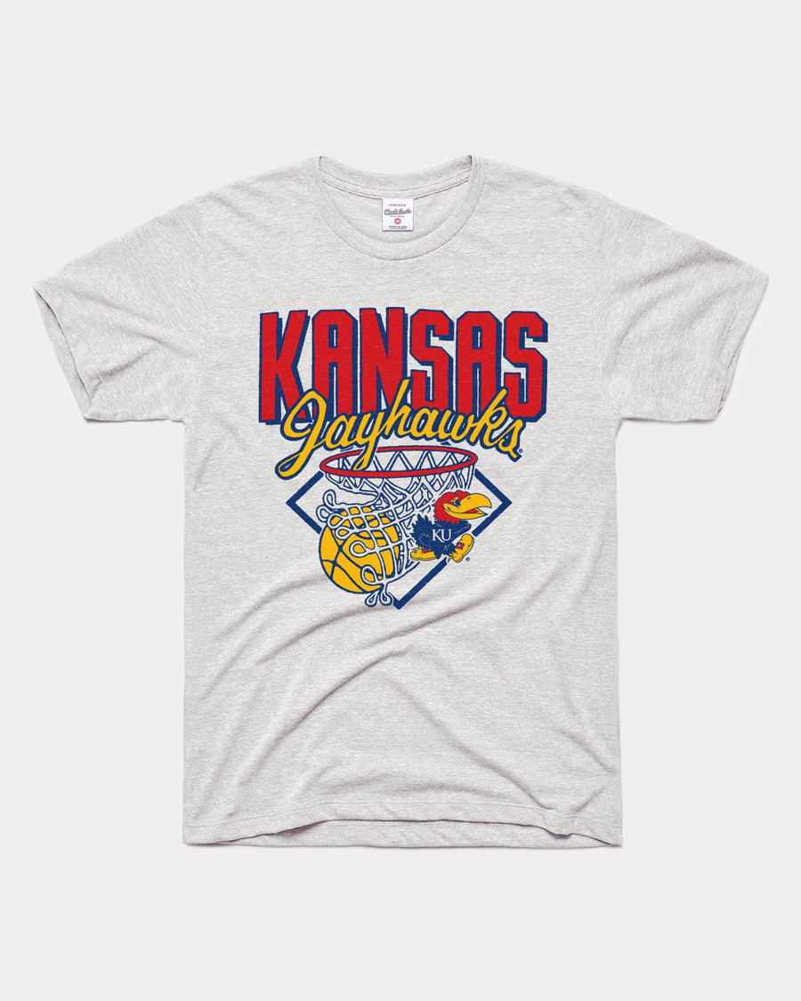 Jayhawks Nothing But Net Tee Gifts For Fans, Kansas Basketball Shirts