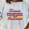 Kansas Basketball Jayhawk Crewneck Sweatshirt Full Size