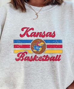 Kansas Basketball Jayhawk Crewneck Sweatshirt Full Size