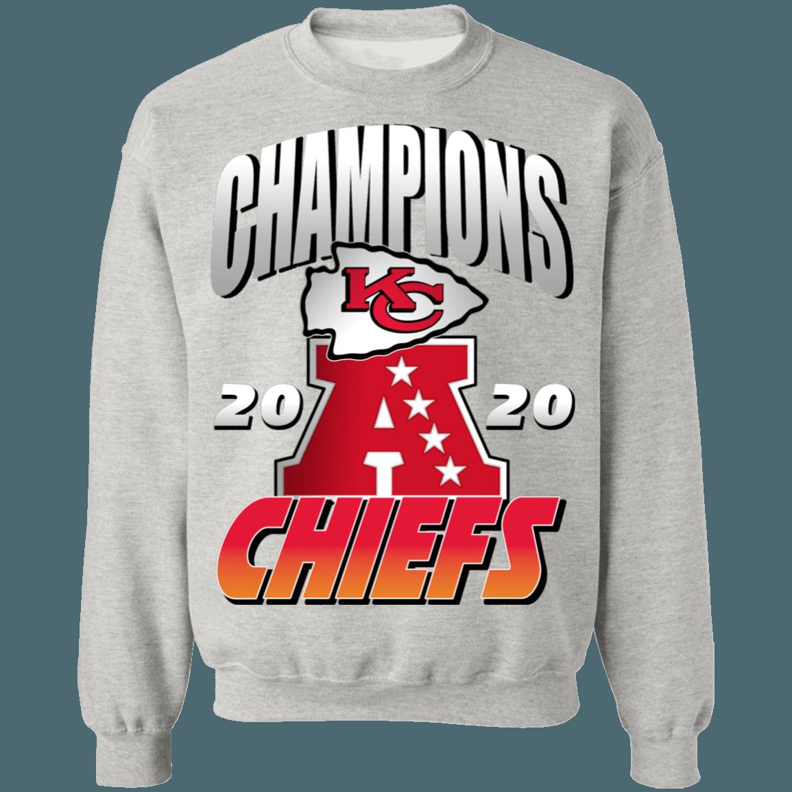 Kansas City Chiefs 2020 AFC Champions NFL American Football Lover Sweatshirt Hoodie - Image 3