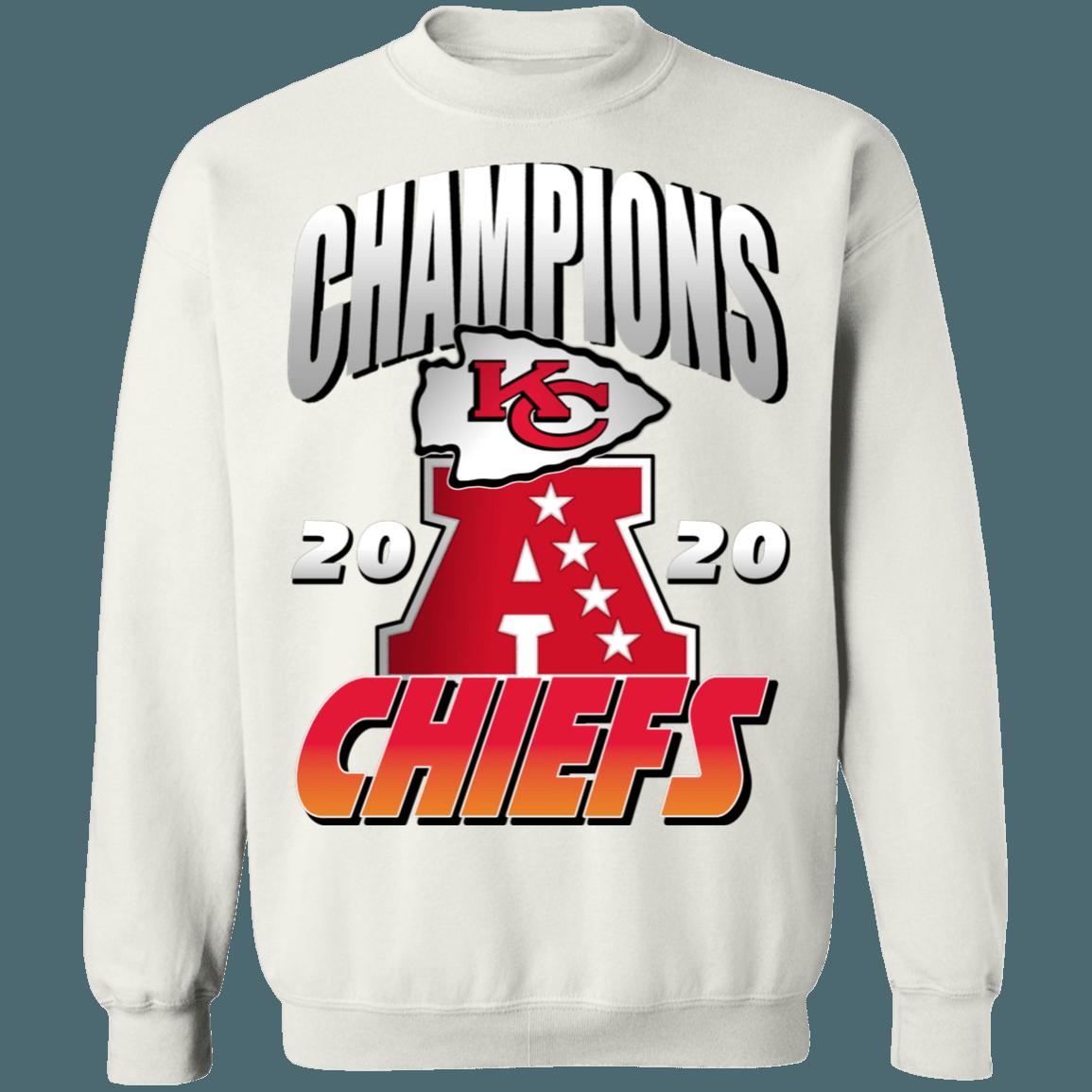 Kansas City Chiefs 2020 AFC Champions NFL American Football Lover Sweatshirt Hoodie - Image 4