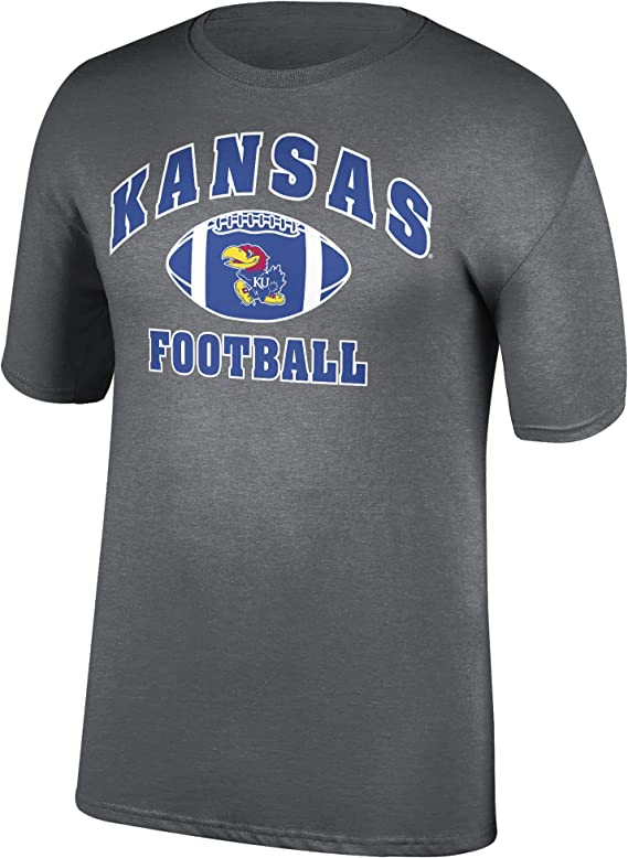 Kansas Football Men'S Short Sleeve Basic Tee, Kansas Basketball Shirts