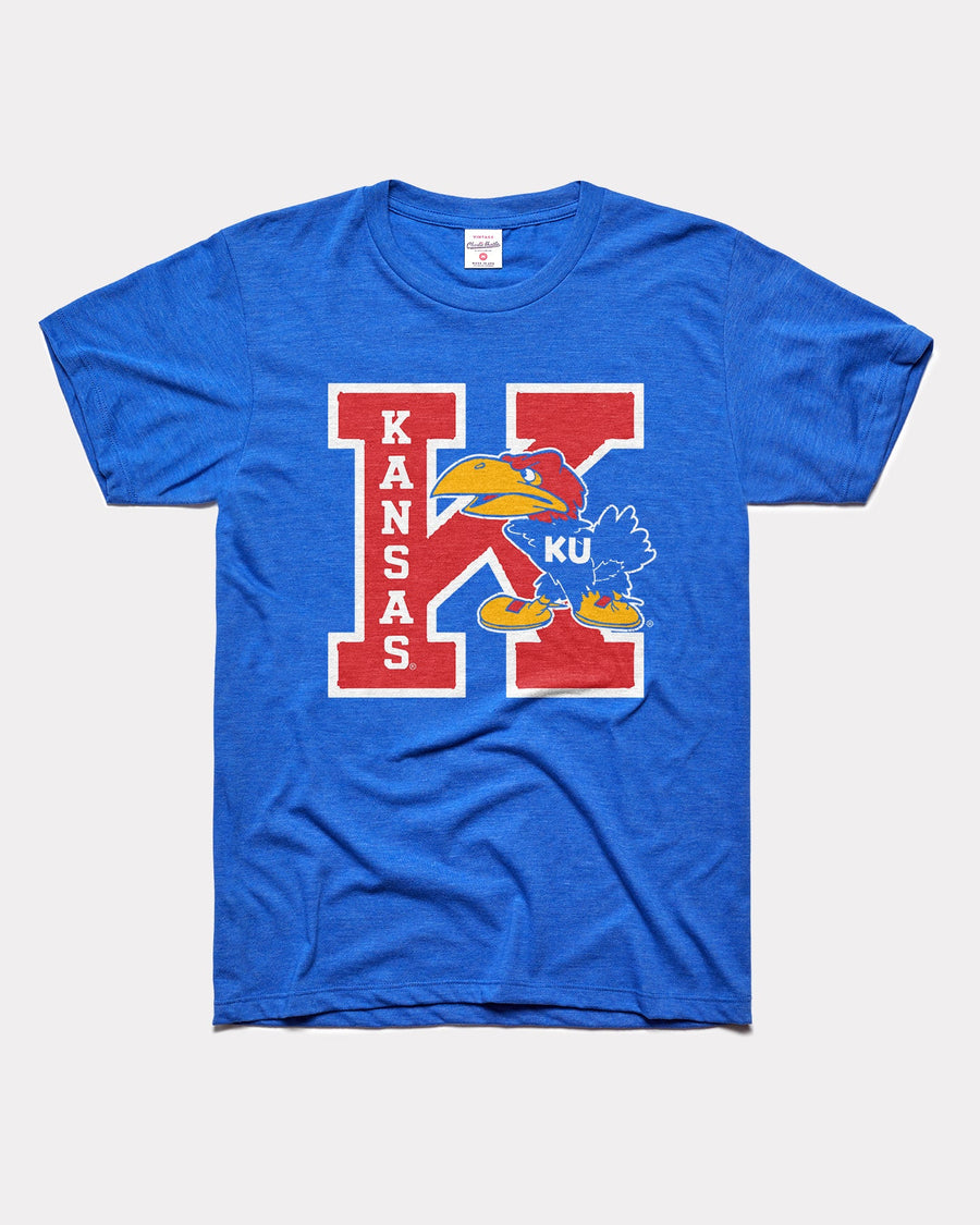 Kansas Jayhawks Block K Warhawk Tee Gifts For Fans, Kansas Basketball Shirts