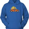 Kansas Jayhawks Hoodie, Bug Car Sunflower Checked Pattern Hoodie, Kansas Basketball Shirts Gifts
