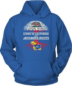 Kansas Jayhawks Hoodie, Living Roots California, Kansas Basketball Shirts Gifts