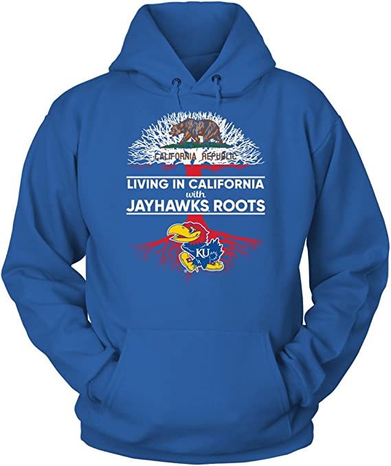 Kansas Jayhawks Hoodie, Living Roots California, Kansas Basketball Shirts Gifts