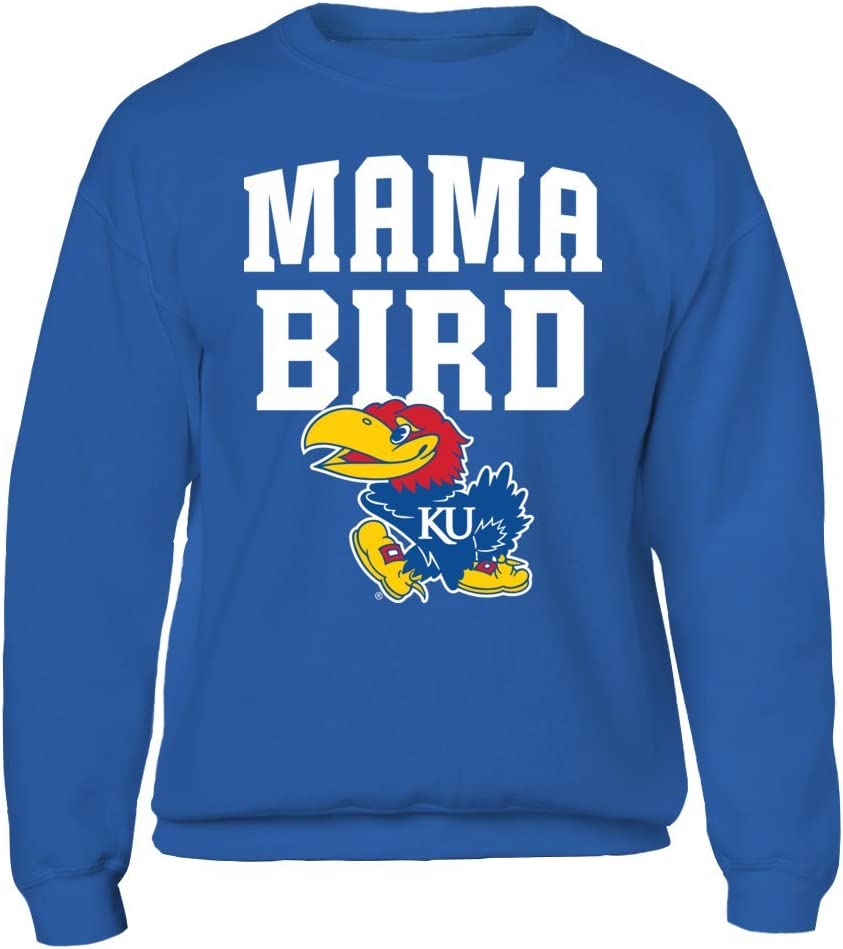 Kansas Jayhawks Hoodie, Mama Bird Gifts For Fans, Vintage Ncaa Shirts - Image 2