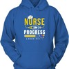 Kansas Jayhawks Hoodie, Nurse In Progress Team Hoodie Gifts For Fans, Kansas Basketball Shirts Gifts