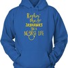 Kansas Jayhawks Hoodie, Nurse Rockin Life Team Hoodie Gifts For Fans, Kansas Basketball Shirts Gifts