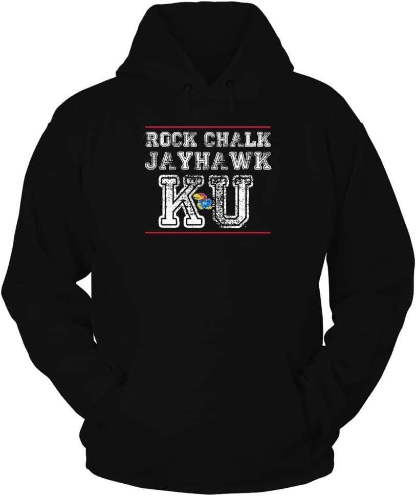 Kansas Jayhawks Hoodie, Rock Chalk Jayhawk Ku Gifts For Fans, Vintage Ncaa Shirts - Image 2