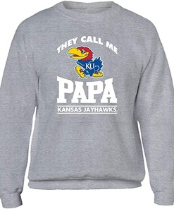 Kansas Jayhawks Hoodie, They Call Me Papa Gift For Her, For Him, Kansas Basketball Shirts Gifts