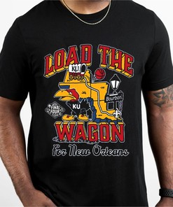 Kansas Jayhawks Load The Wagon For New Orleans 2022 Shirt, Kansas Basketball Shirts