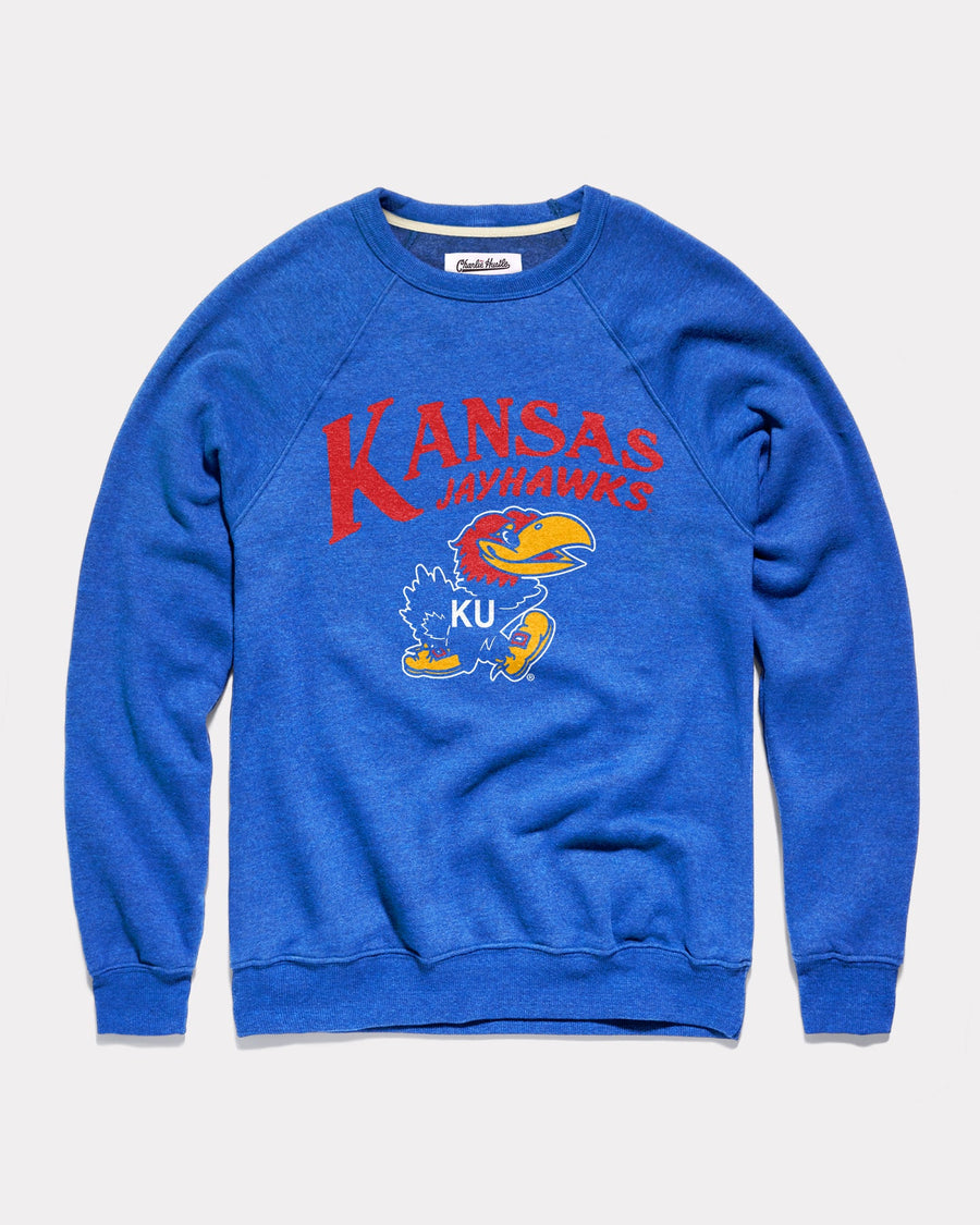 Kansas Jayhawks Pennant Crewneck Sweatshirt Gifts For Fans, Kansas Basketball Shirts